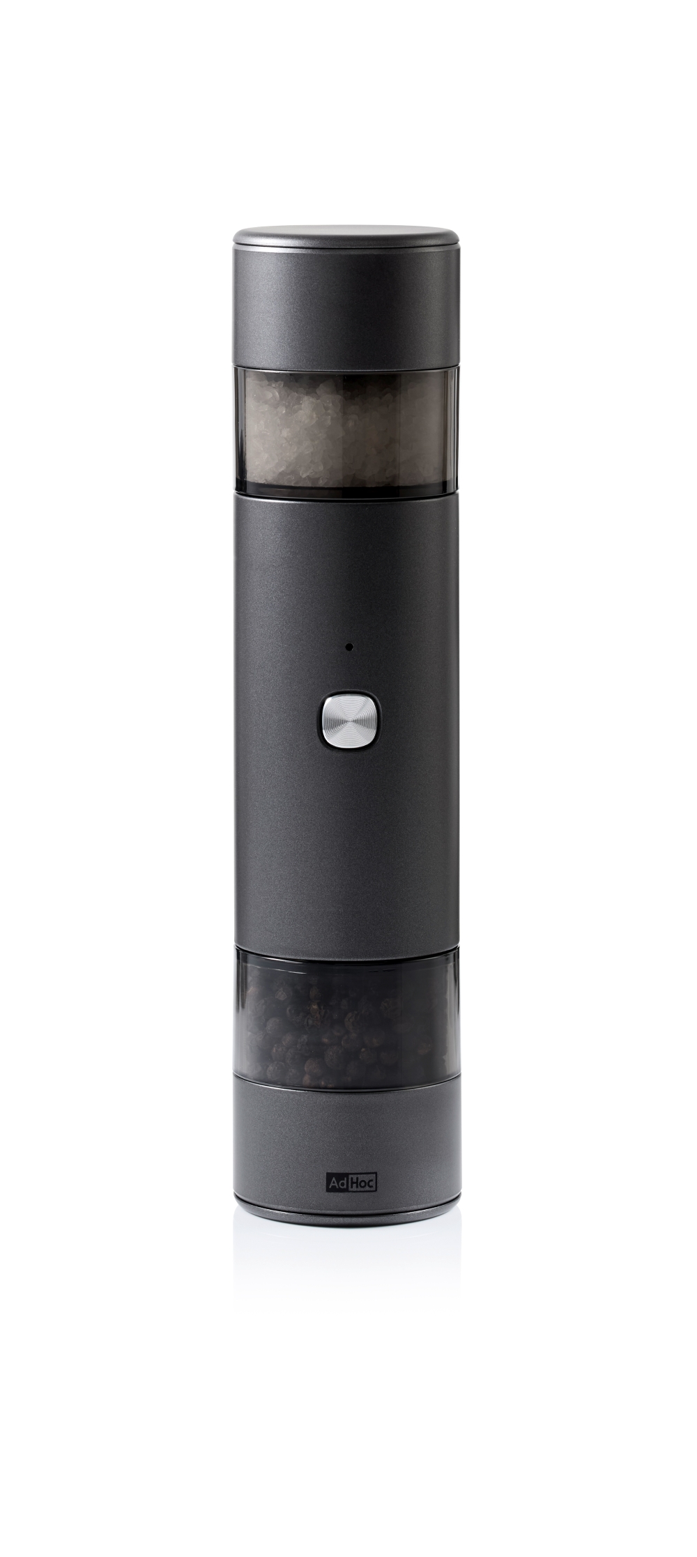 AdHoc i.Mill Duo EP143 Elektrische Pfeffer- & Salzmühle USB-C 23,5 cm Dunkelgrau