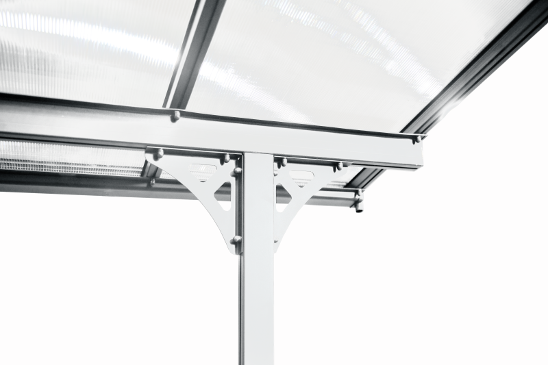 WESTMANN Alu Terassenüberdachung Bruce 617 weiß