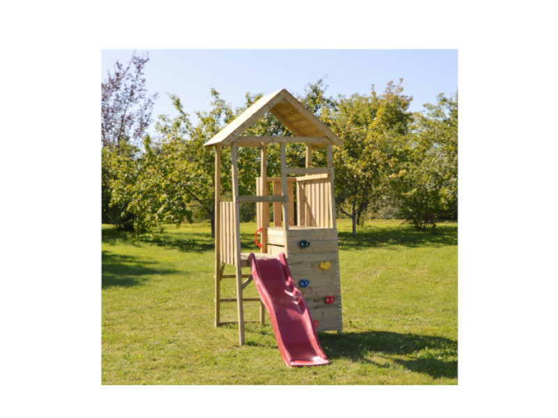 WENDI TOYS Spielturm HASE 110x260x270