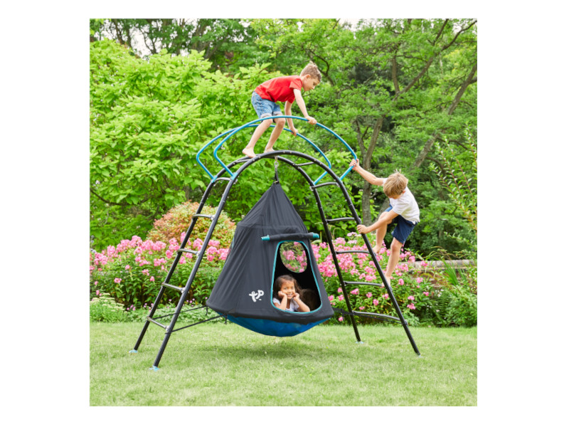 TP TOYS Stahl Klettergerüst UFO mit Hängesessel