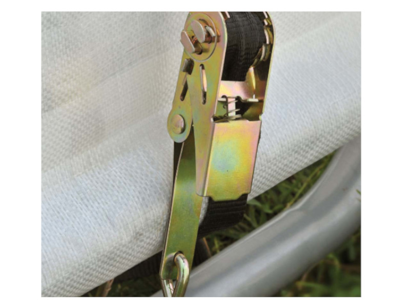 SHELTERLOGIC Folien Gewächshaus 4,32m² 240x180 cm WEIß