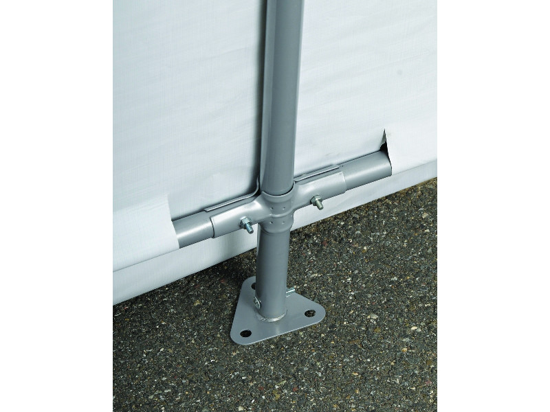 SHELTERLOGIC Gerätehaus Folienhaus in-a-BOX 5,76m² 240x240cm GRAU