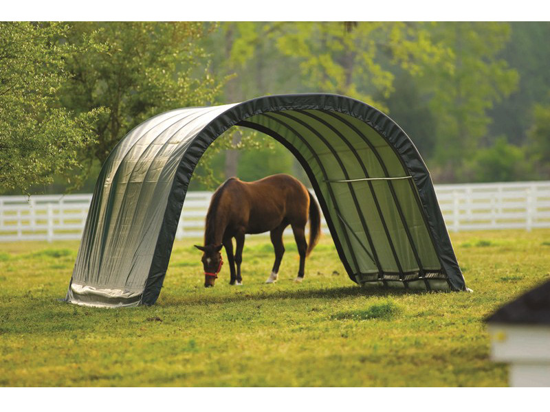 SHELTERLOGIC Weidezelt - Foliengarage 22,6m²