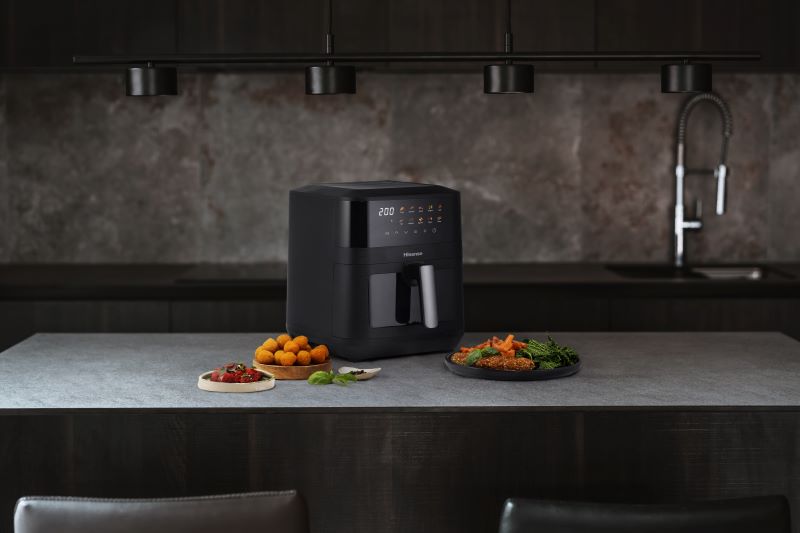 HISENSE AirFryer Solo - Heißluft-Fritteuse (7,7 Liter) HAF2100DCD