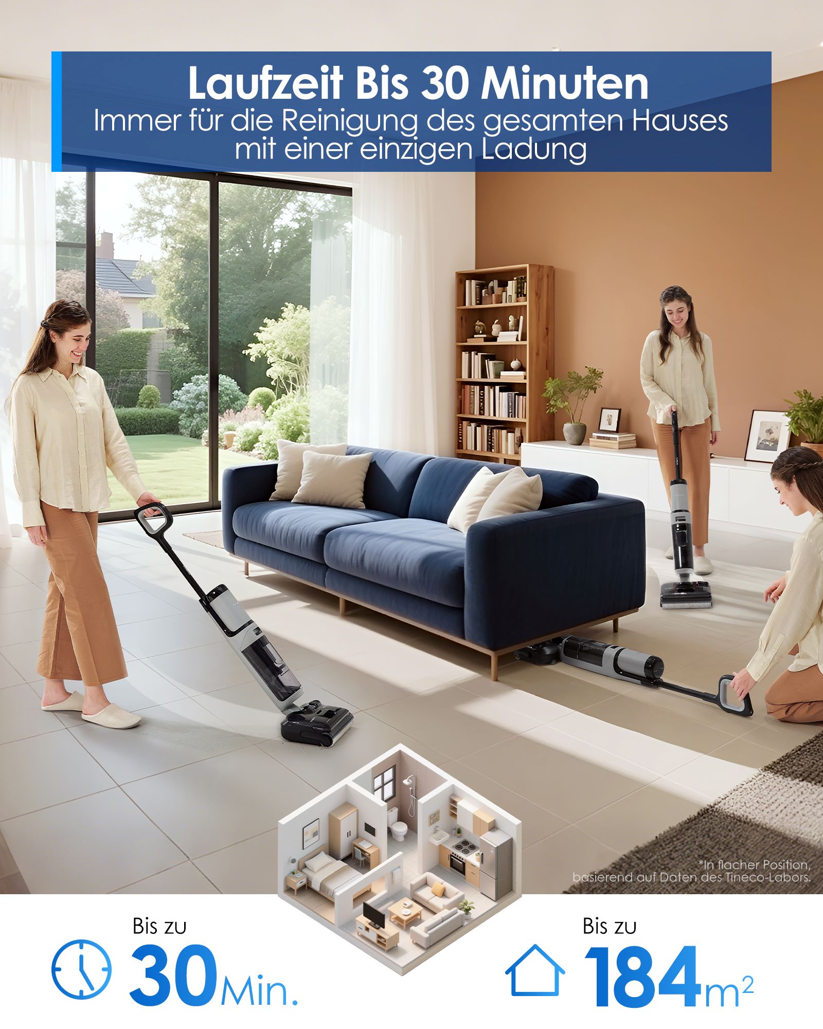 TINECO Nass- Trockensauger FLOOR ONE i5 Stretch Plus 