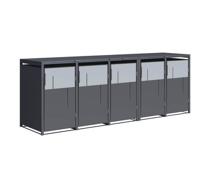 WESTMANN Mülltonnenbox 5er Tonus 5