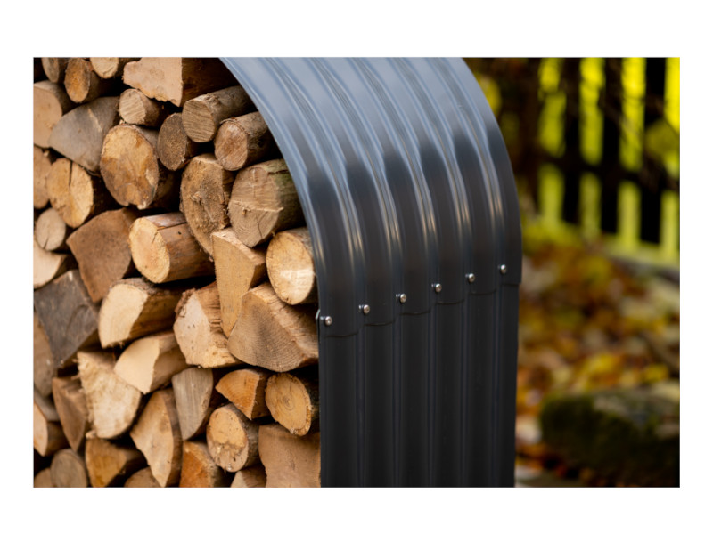 WESTMANN Kaminholzregal 212x46x111 cm anthrazit