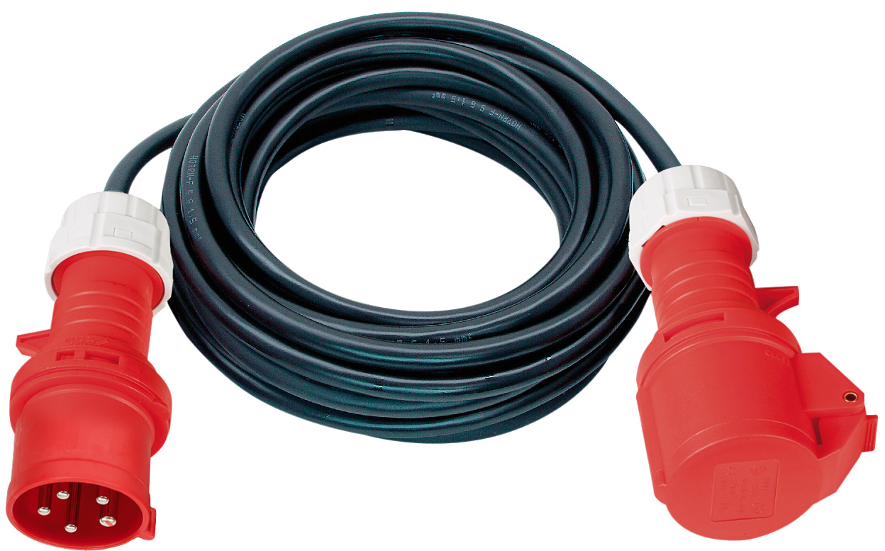 BRENNENSTUHL CEE Verlängerungskabel 5-polig 400V/32A, 25m schwarz