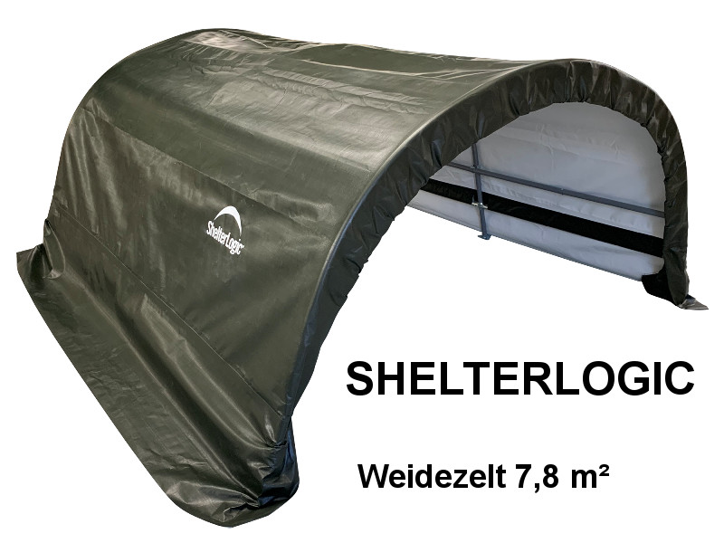 SHELTERLOGIC Weidezelt - Foliengarage 7,8 m²