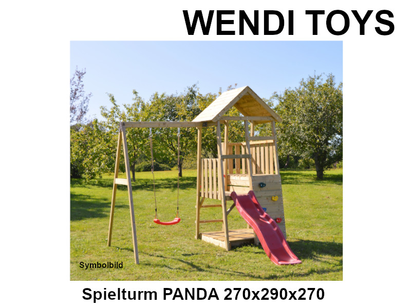 WENDI TOYS Spielturm PANDA 270x290x270