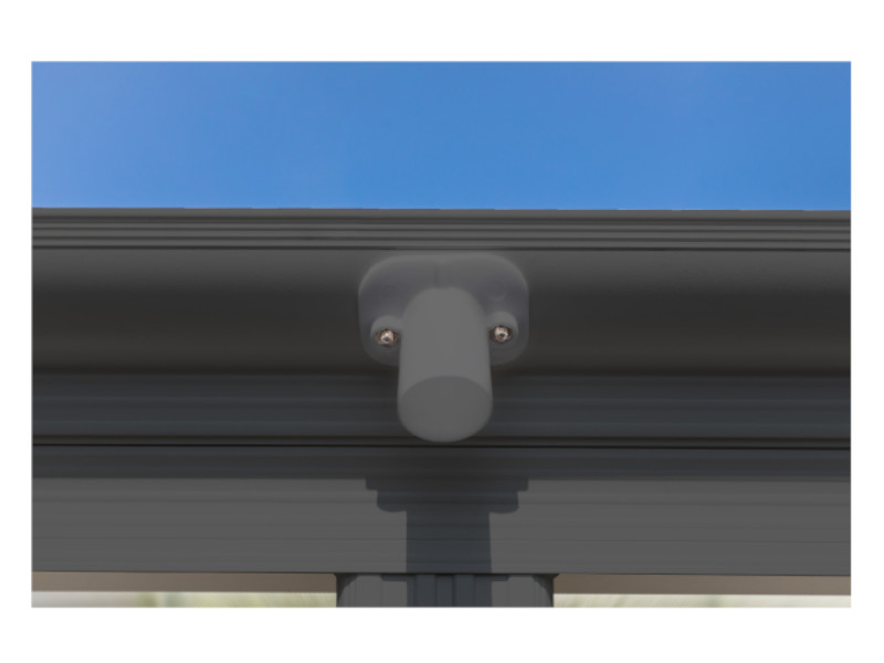 WESTMANN Rundbogen Carport 300x576x220 anthrazit 17m²