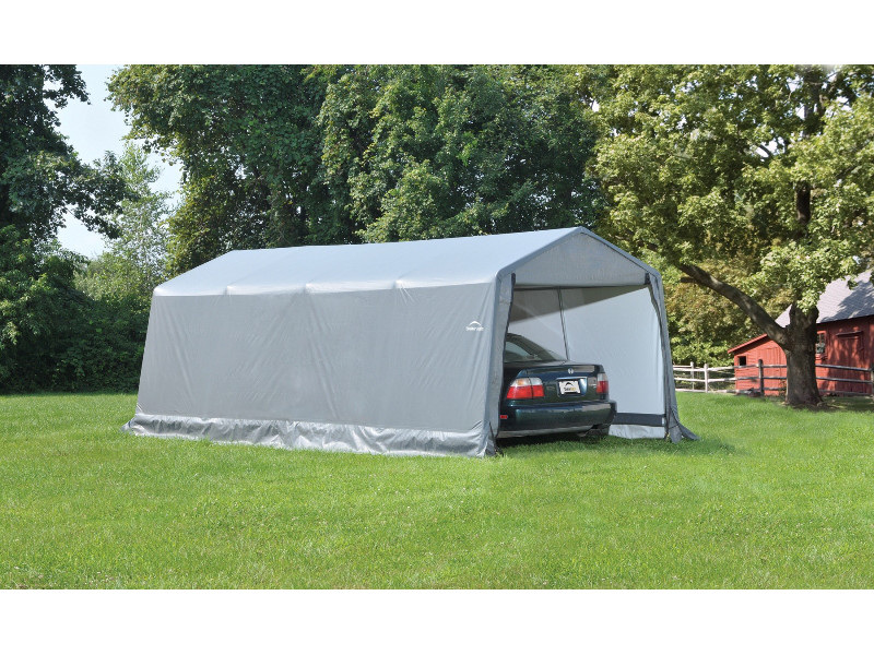 SHELTERLOGIC Gerätehaus Folien Garage in-a-BOX 18,3m²