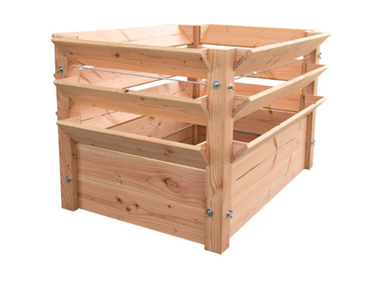 WESTMANN Premium Treppenhochbeet Lärche 120x76x64 cm natur
