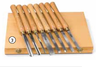 HOLZSTAR Drechseleisen - Set 8-teilig - 5931011