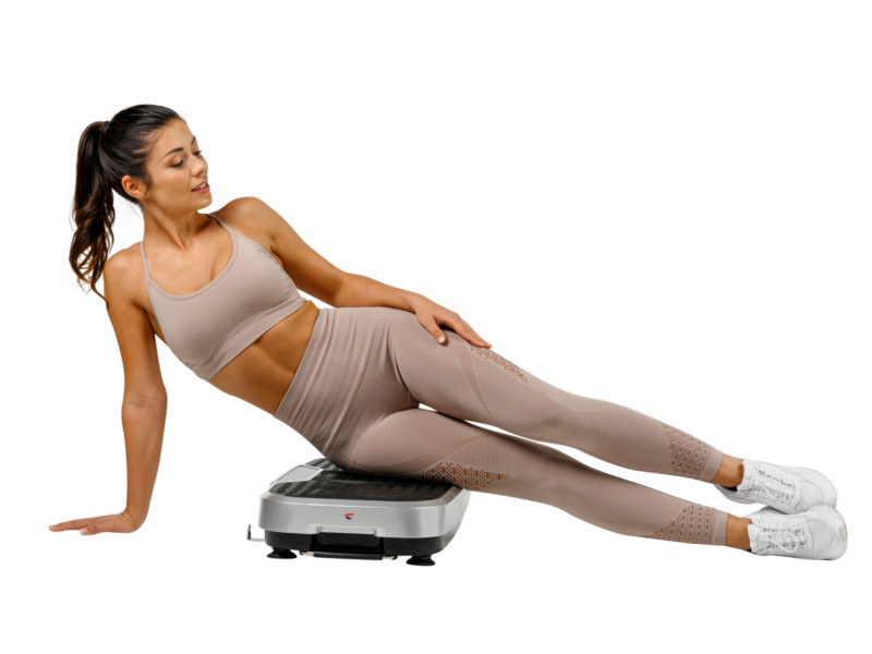 CHRISTOPEIT Vibrationsplatte 3000 silber/schwarz