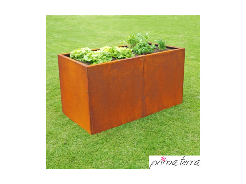 PRIMA TERRA Hochbeet-Bausatz Metall Edelrost 236x98 H78 cm