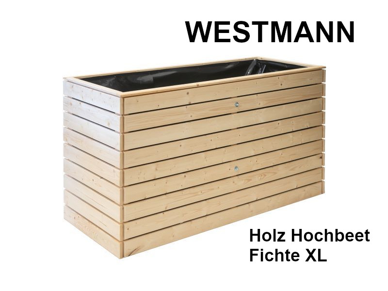 WESTMANN Hochbeet Fichte 160x70x90 cm natur