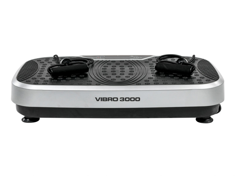 CHRISTOPEIT Vibrationsplatte 3000 silber/schwarz
