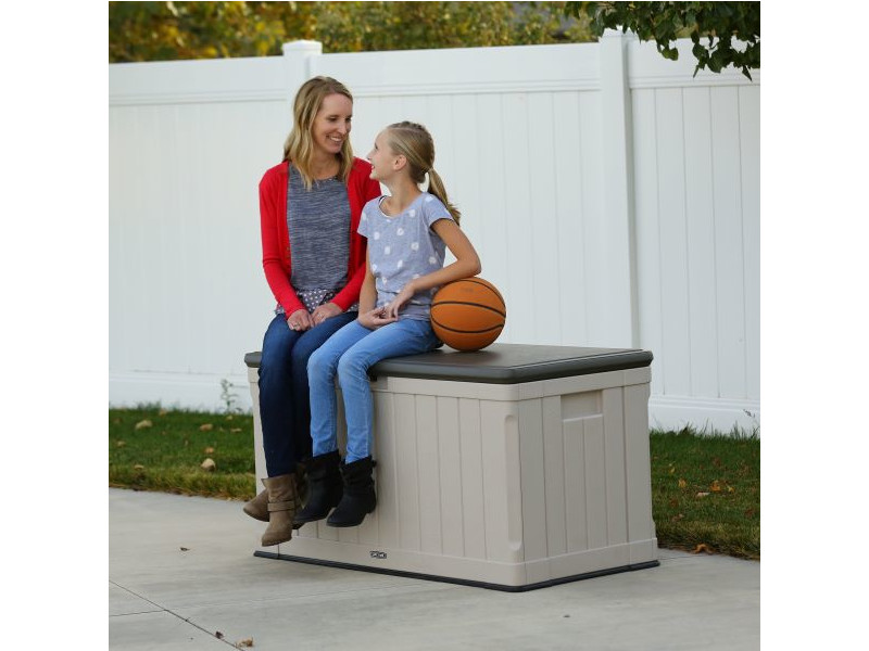 LIFETIME Kissenbox HARMONY Lichtgrau 440 L