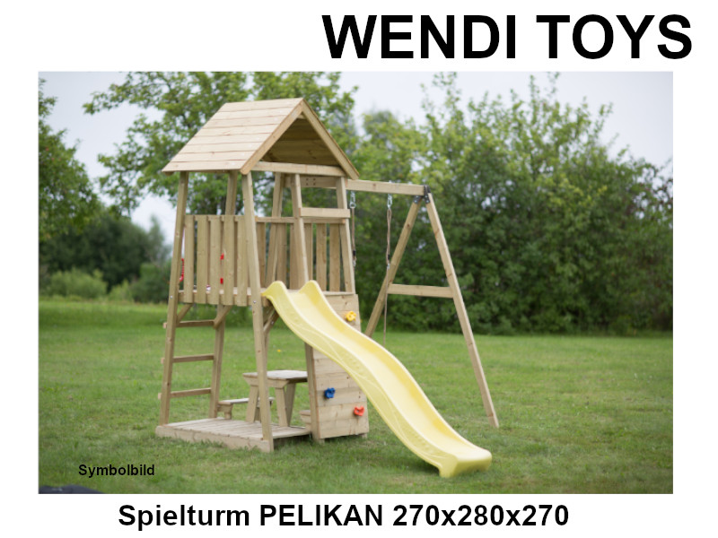 WENDI TOYS Spielturm PELIKAN 270x280x270