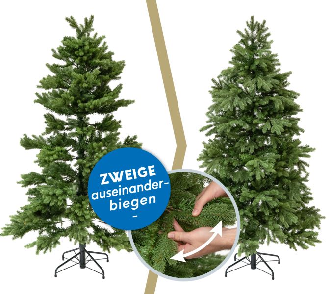 EVERGREEN Weihnachtsbaum Vermont Fichte grün 180 cm