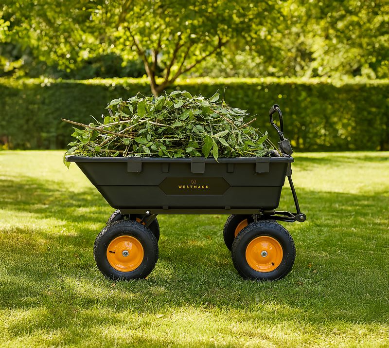 WESTMANN Kunststoff Gartenwagen Prakta L 225l, m. Kippfunktion