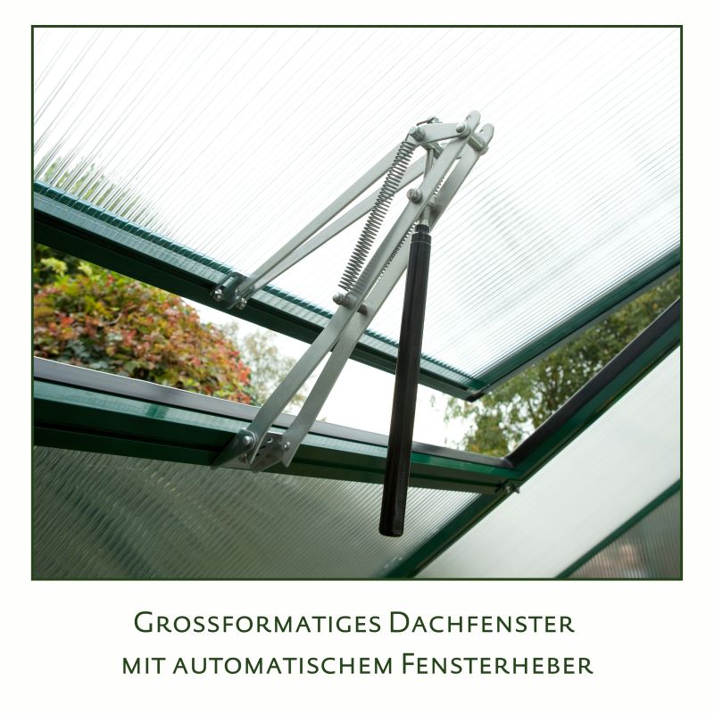 KGT Gewächshaus ENZIAN IV ALU - 267 x 300 cm - 6 mm