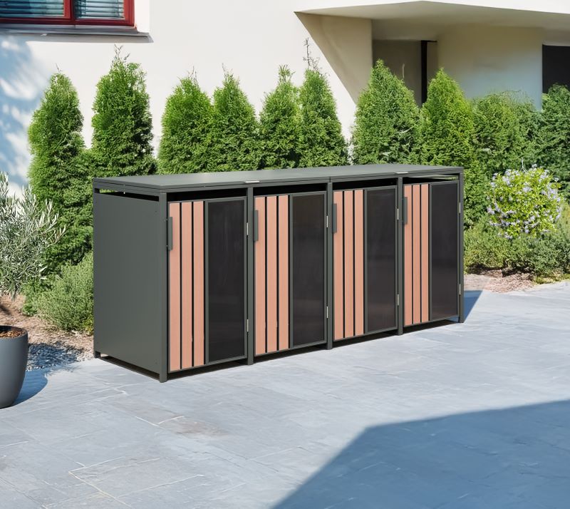 WESTMANN Mülltonnenbox metall Status 4