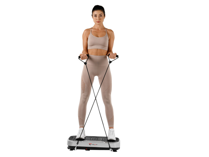 CHRISTOPEIT Vibrationsplatte 3000 silber/schwarz