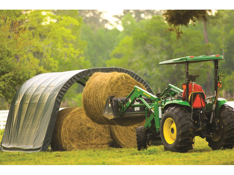 SHELTERLOGIC Weidezelt - Foliengarage 22,6m²