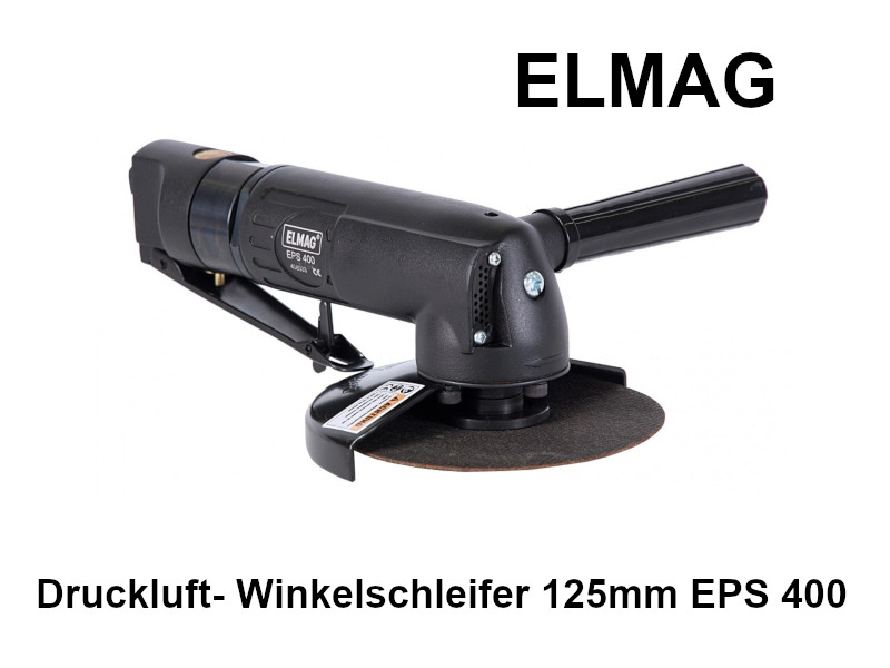 ELMAG Druckluft- Winkelschleifer 125mm EPS 400