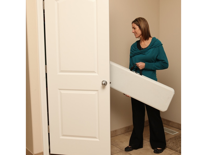 LIFETIME Klappbank Kunststoff weiss