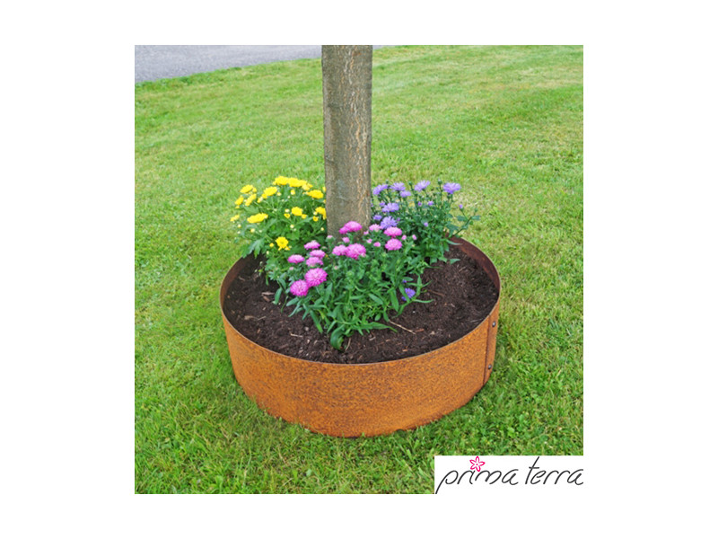 PRIMA TERRA Pflanzenpyramide Metall Edelrost d=80cm