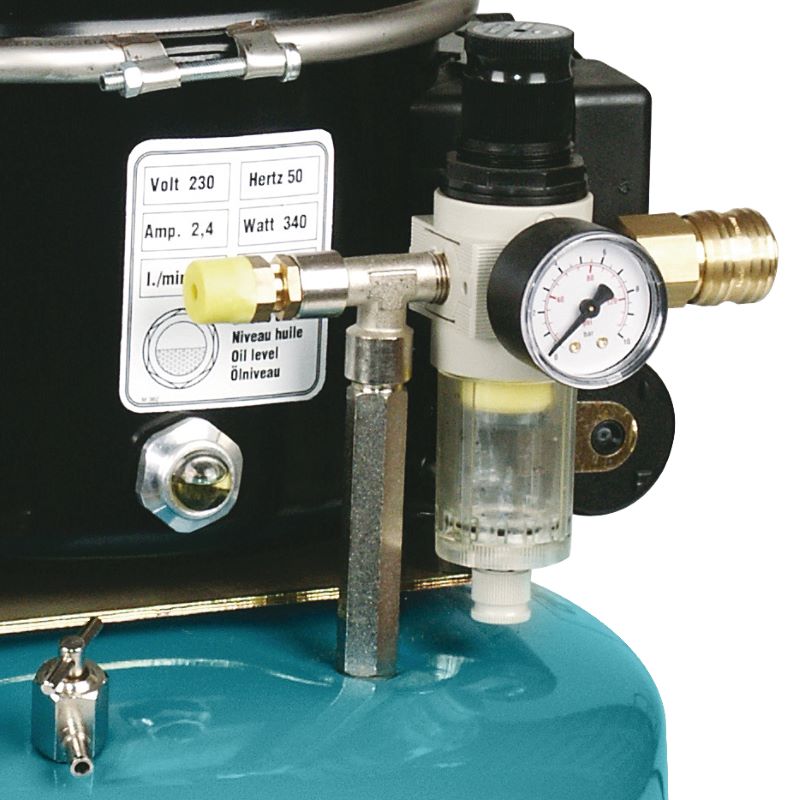 AIRCRAFT Kompresssor tragbar AIRBOY SILENCE 50 PRO - 8 bar - 2000100