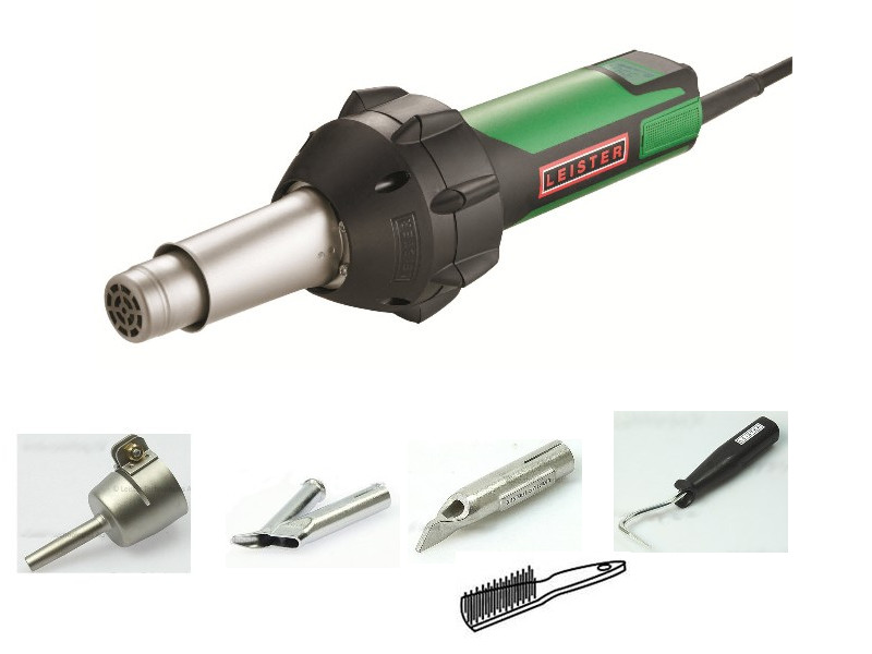 LEISTER Triac AT 230V/1600W im Koffer mit Zubehör - SET Ziehschweißen
