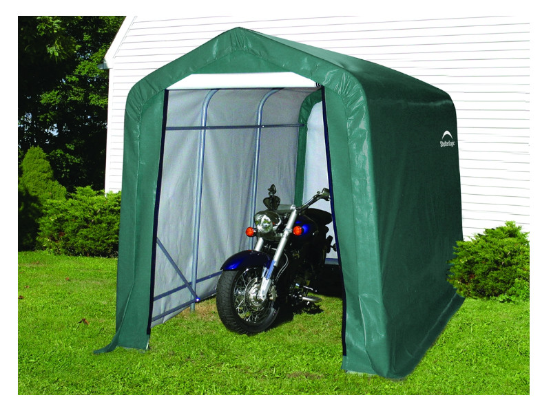 SHELTERLOGIC Gerätehaus Folienhaus 3,24m² 180x180x180 cm GRÜN