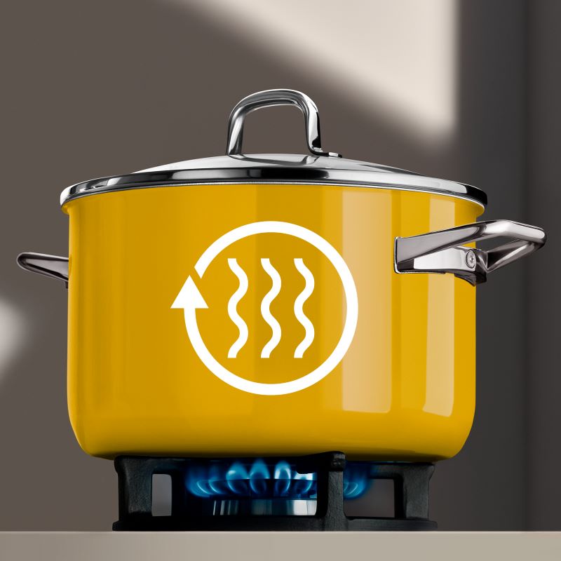 WMF Fusiontec Essential Pro, Topf-Set, 4-teilig, Mango Yellow