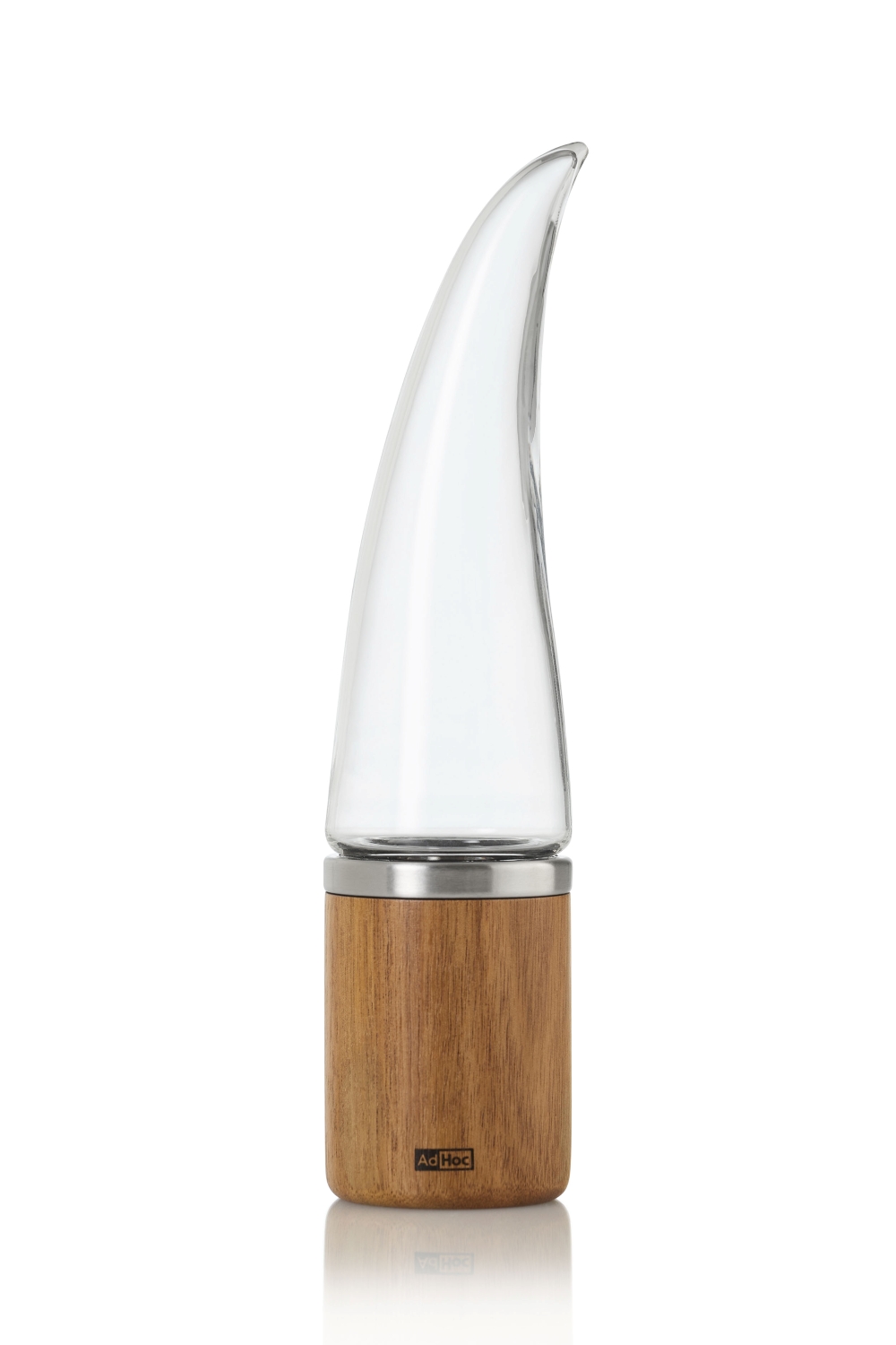 AdHoc Peperone MP233 Chilischneider mit SchneidWerk® 22 cm Glas Akazienholz Edelstahl