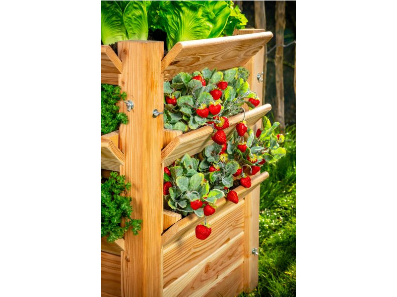 WESTMANN Premium Treppenhochbeet Lärche 120x76x64 cm natur