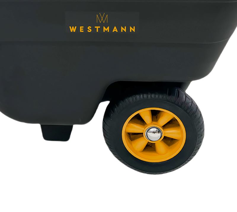 WESTMANN Kunststoff Schubkarre Prakta S, 90 l