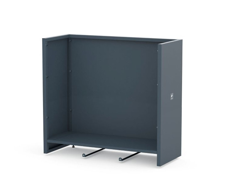 HERSTERA Pflanzgefäß Metall DIVIDER 100x40x115 anthrazit