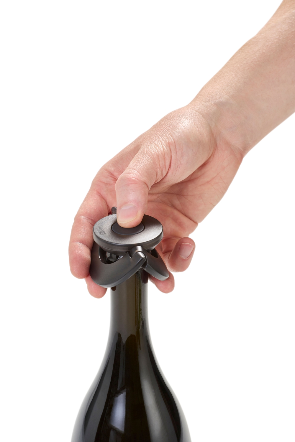 AdHoc Gusto FV31 Sekt- und Champagnerverschluss Schwarz