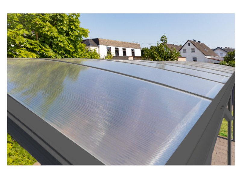 WESTMANN Rundbogen Carport 300x576x220 anthrazit 17m²