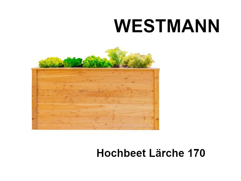 WESTMANN Hochbeet Lärche 170x90x84 cm natur