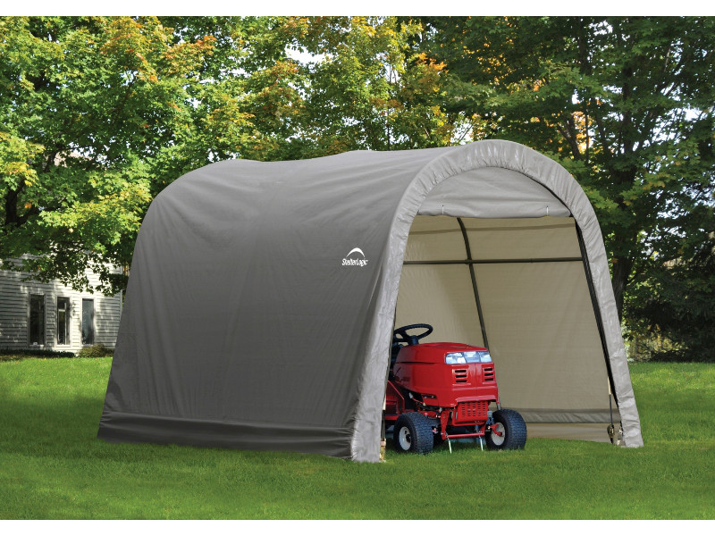 SHELTERLOGIC Gerätehaus Folienhaus in-a-BOX 9m² ROUND TOP