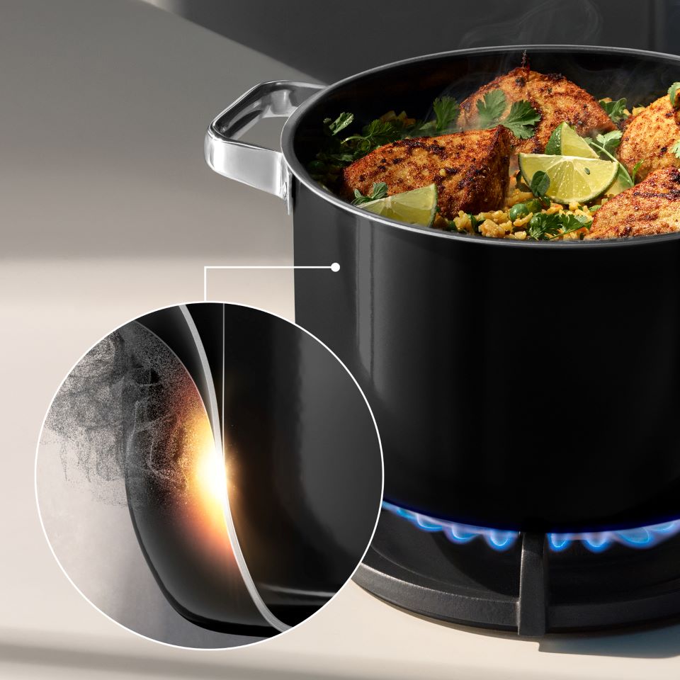 WMF Fusiontec Essential Pro, Topf-Set, 4-teilig, Black