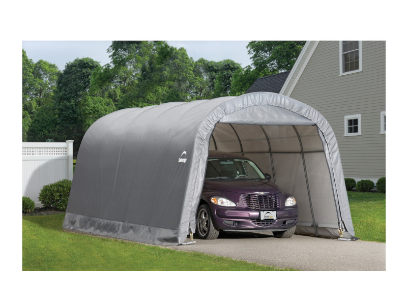 SHELTERLOGIC Folien Garage in-a-BOX 22,57m² 600x370cm GRAU