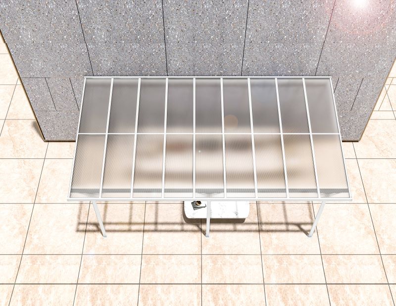 WESTMANN Alu Terassenüberdachung Bruce 556 weiß