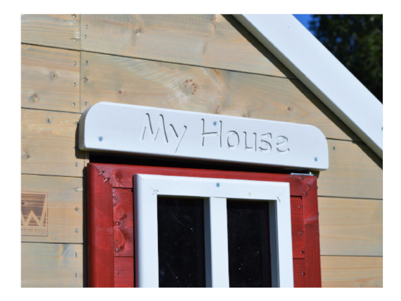 WENDI TOYS Spielhaus ZEBRA 350x192x242