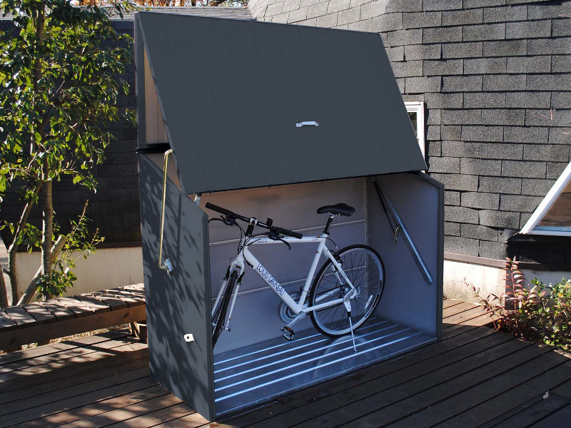 TRIMETALS Aufbewahrungsbox SESAME inkl. Metallboden 185x76x139cm